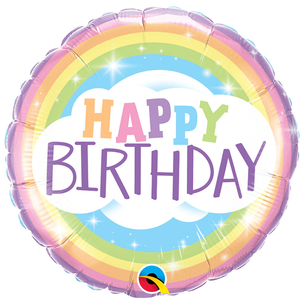 Click to view product details and reviews for Happy Birthday Rainbow Foil Balloon.