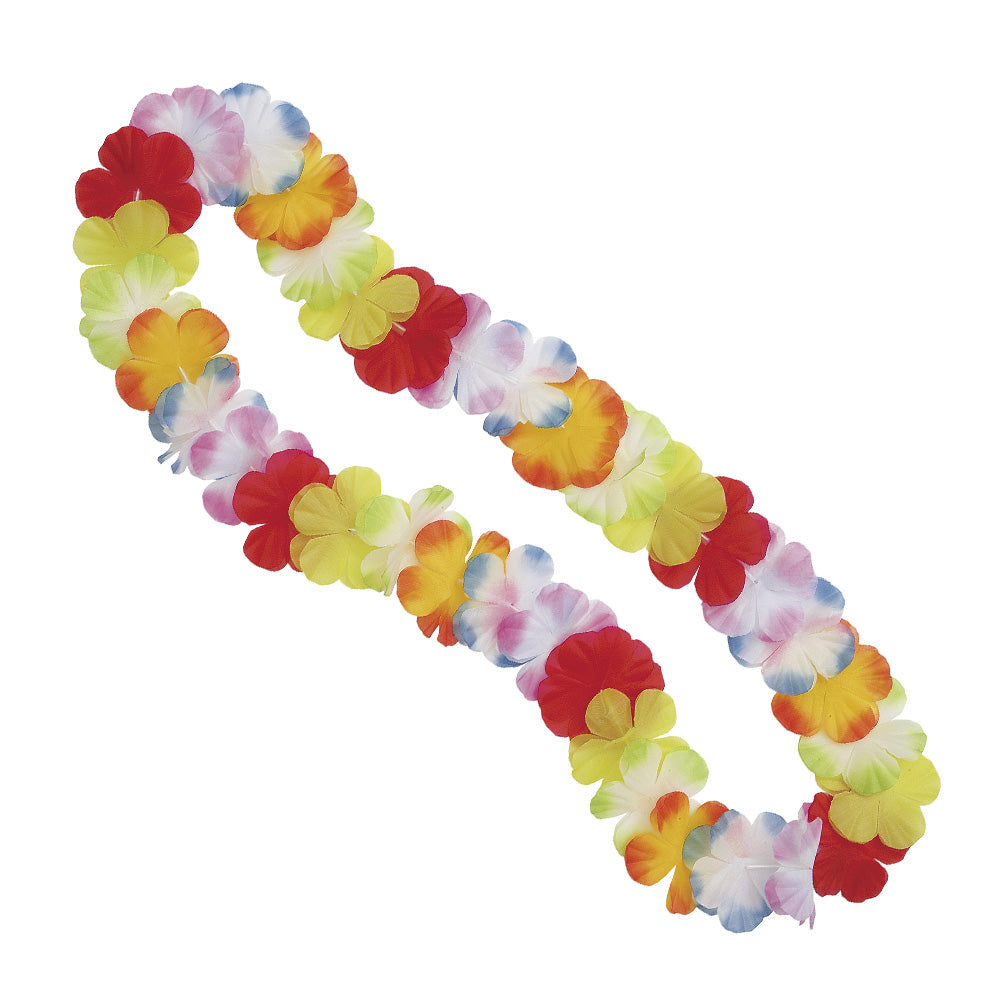 Click to view product details and reviews for Multi Colour Hawaiian Flower Lei.