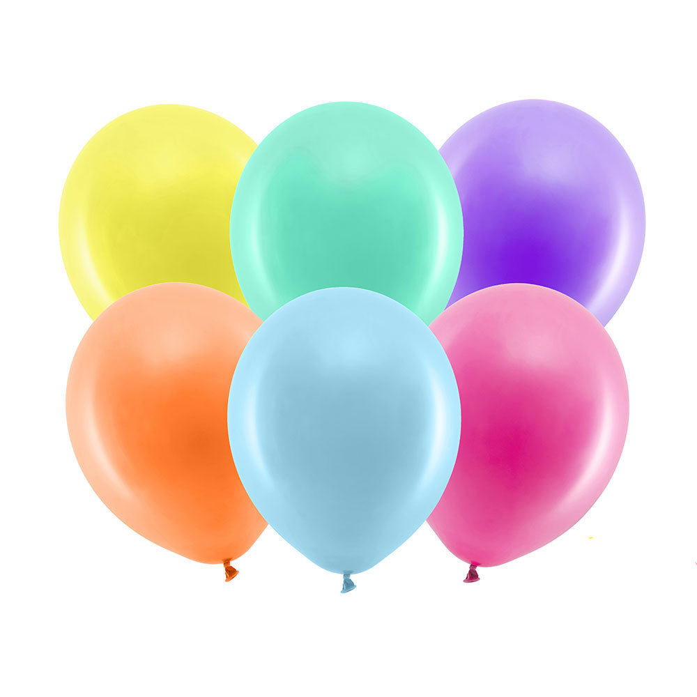 Pastel Latex Balloons Pastel Mix X10