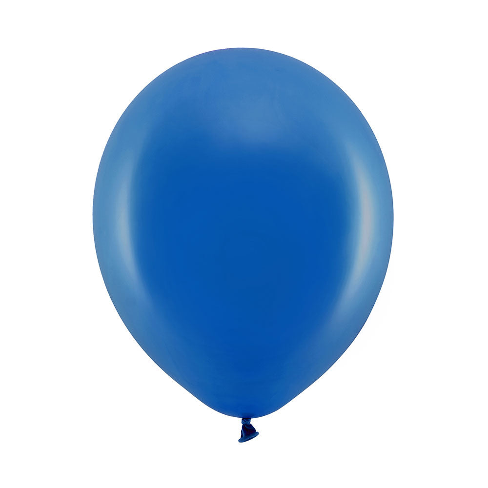 Pastel Latex Balloons Navy Blue X10