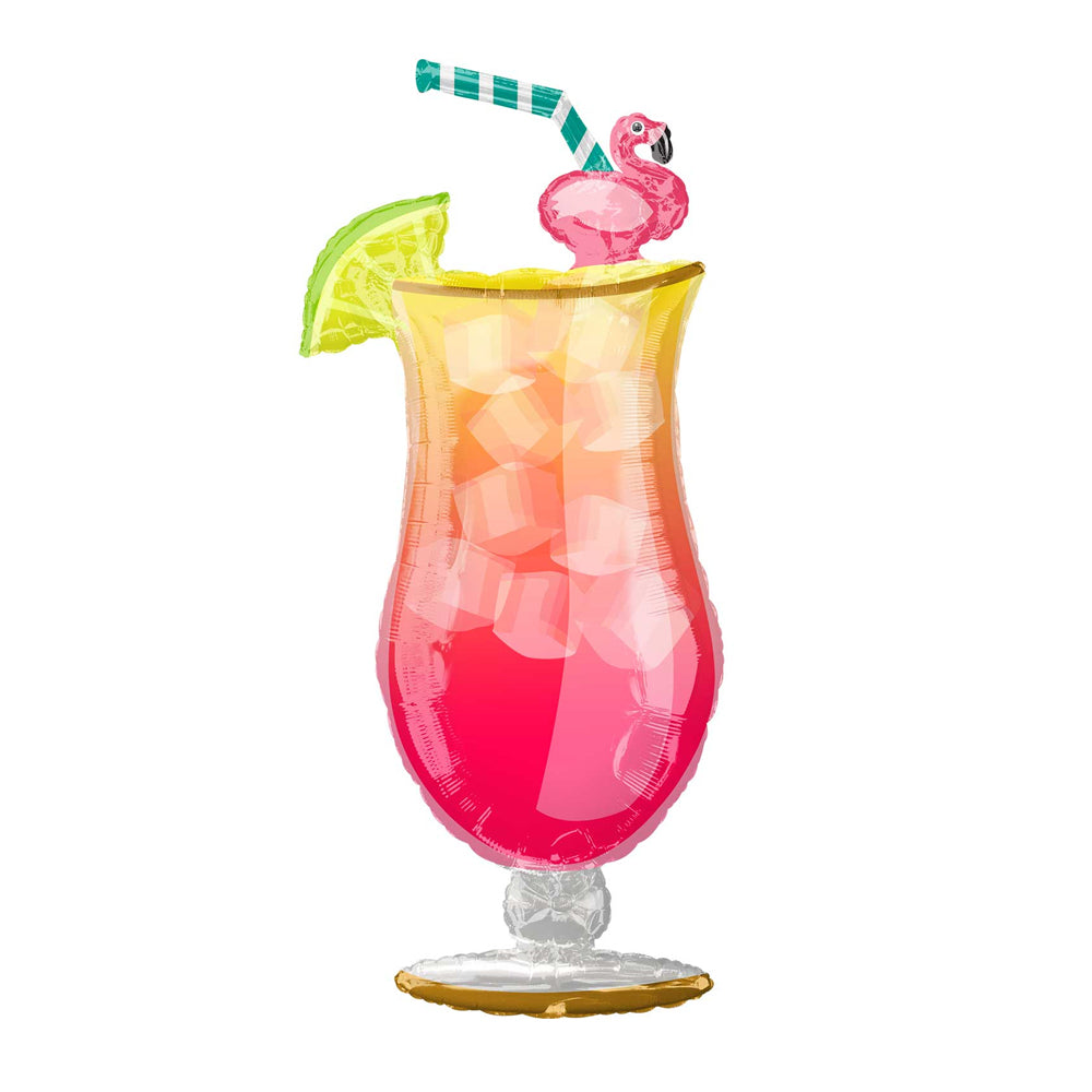 Click to view product details and reviews for Tropical Drink Supershape Foil Balloon.