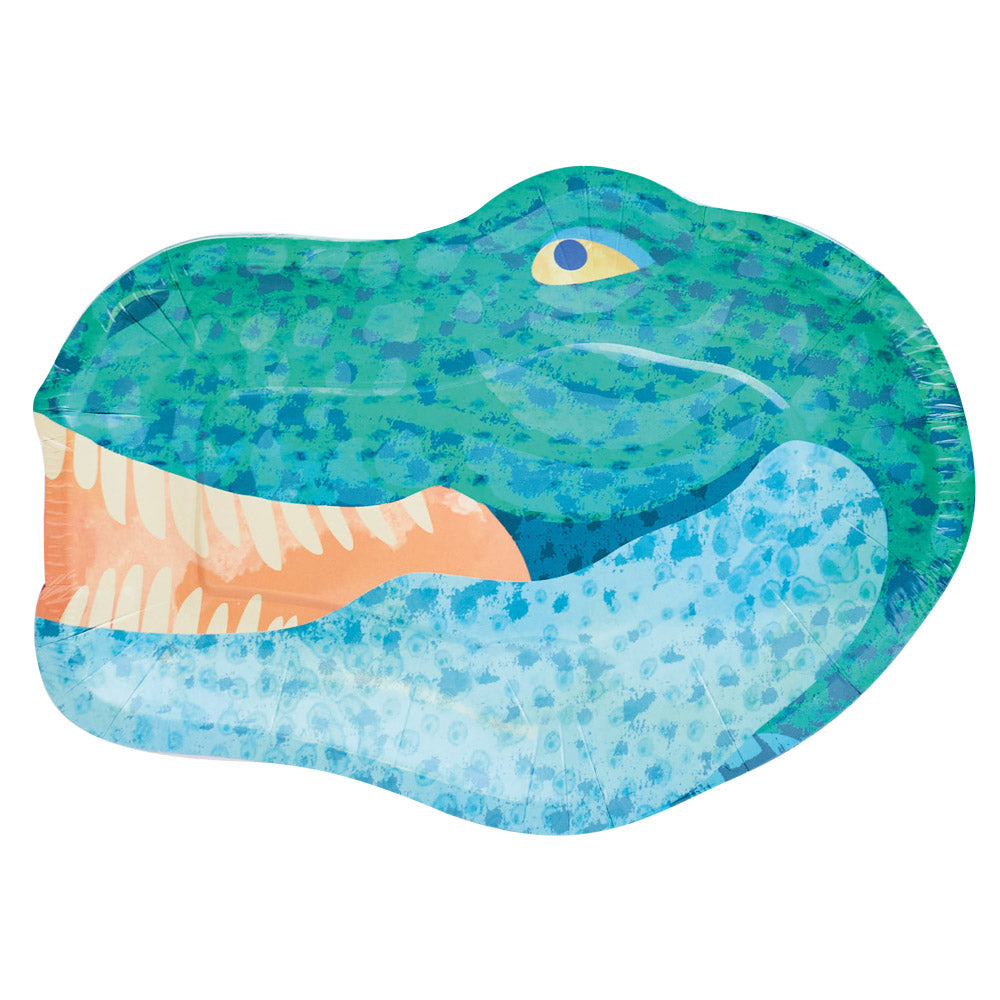 Click to view product details and reviews for Dino Explorer Paper Party Plates X8.