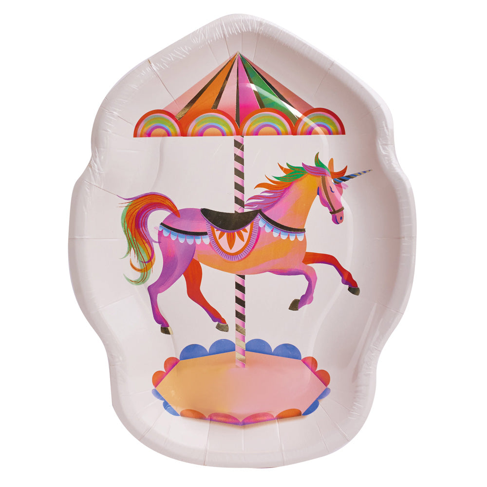 Click to view product details and reviews for Unicorn Fairy Princess Paper Party Plates X8.