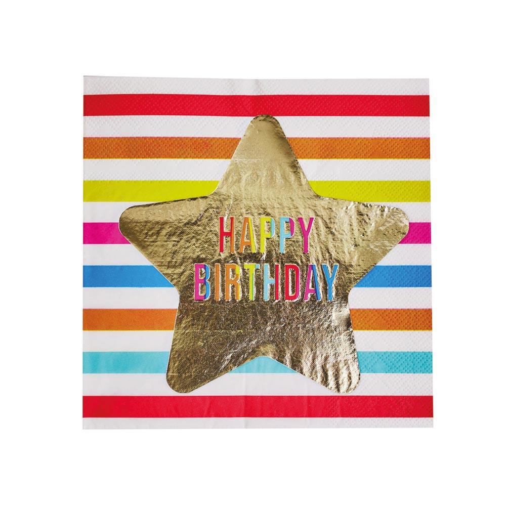 Shooting Star Party Napkins X16
