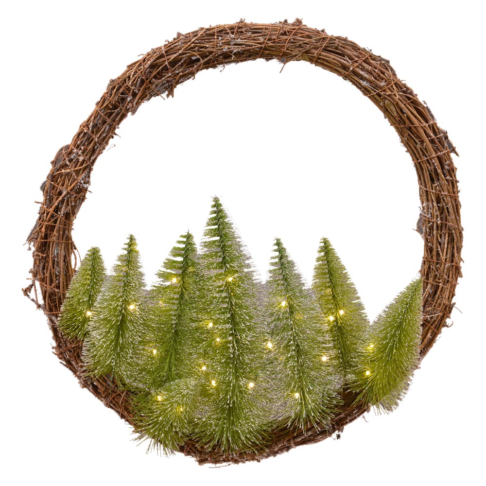 Click to view product details and reviews for Micro Led Willow Wreath.