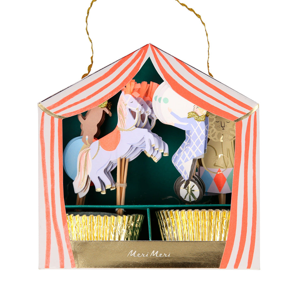 Click to view product details and reviews for Circus Stallion Cupcake Kit X24.