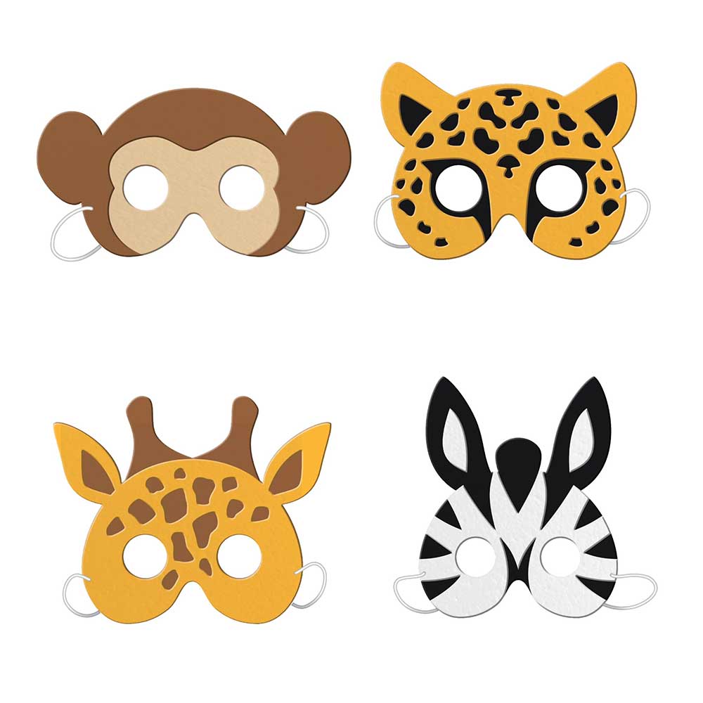 Click to view product details and reviews for Jungle Safari Foam Animal Masks X4.