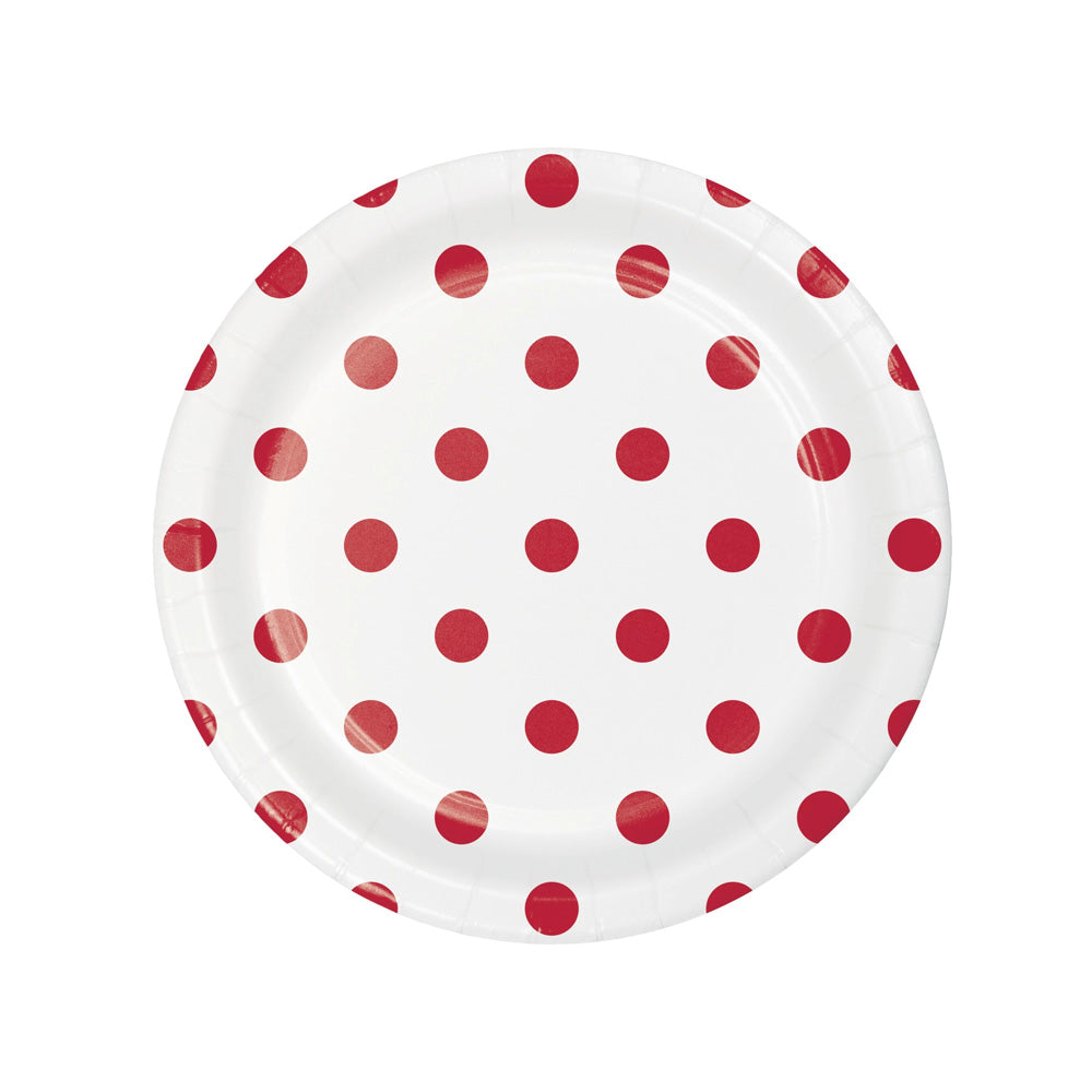 Carnival Small Paper Party Plates X8