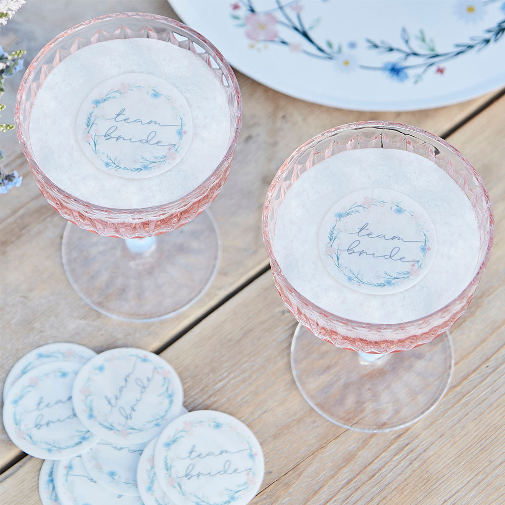 Click to view product details and reviews for Boho Bride Edible Drink Toppers X10.