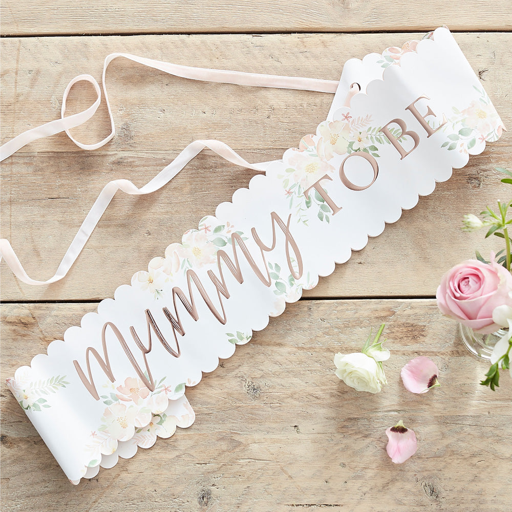 Click to view product details and reviews for Baby In Bloom Mummy To Be Sash.