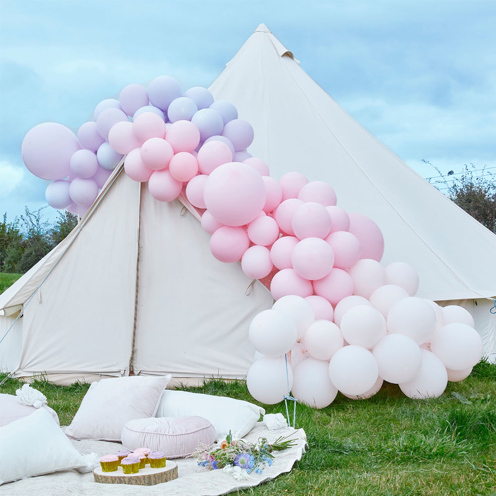 Click to view product details and reviews for Balloon Arch Large Purple Pink.