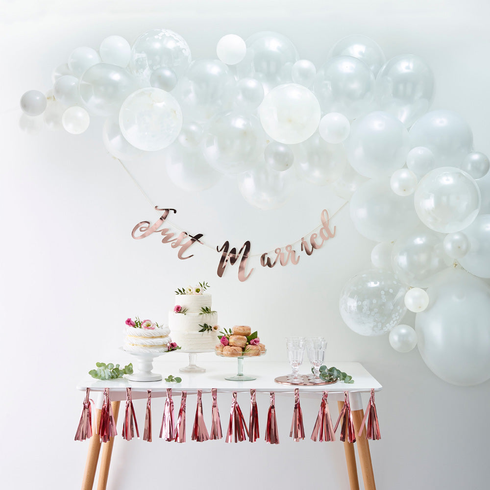 Click to view product details and reviews for Balloon Arch White.