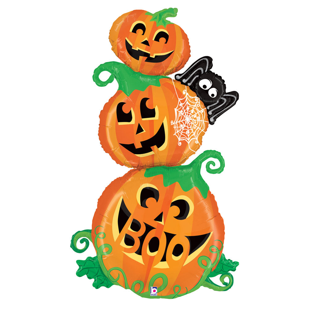 Click to view product details and reviews for Pumpkin Stacker Foil Balloon 22m.