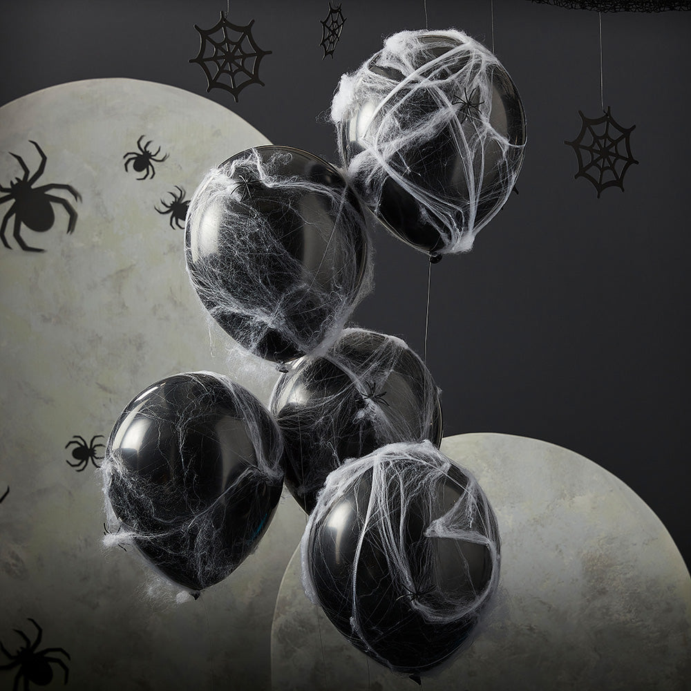 Click to view product details and reviews for Fright Night Webbed Balloons X5.