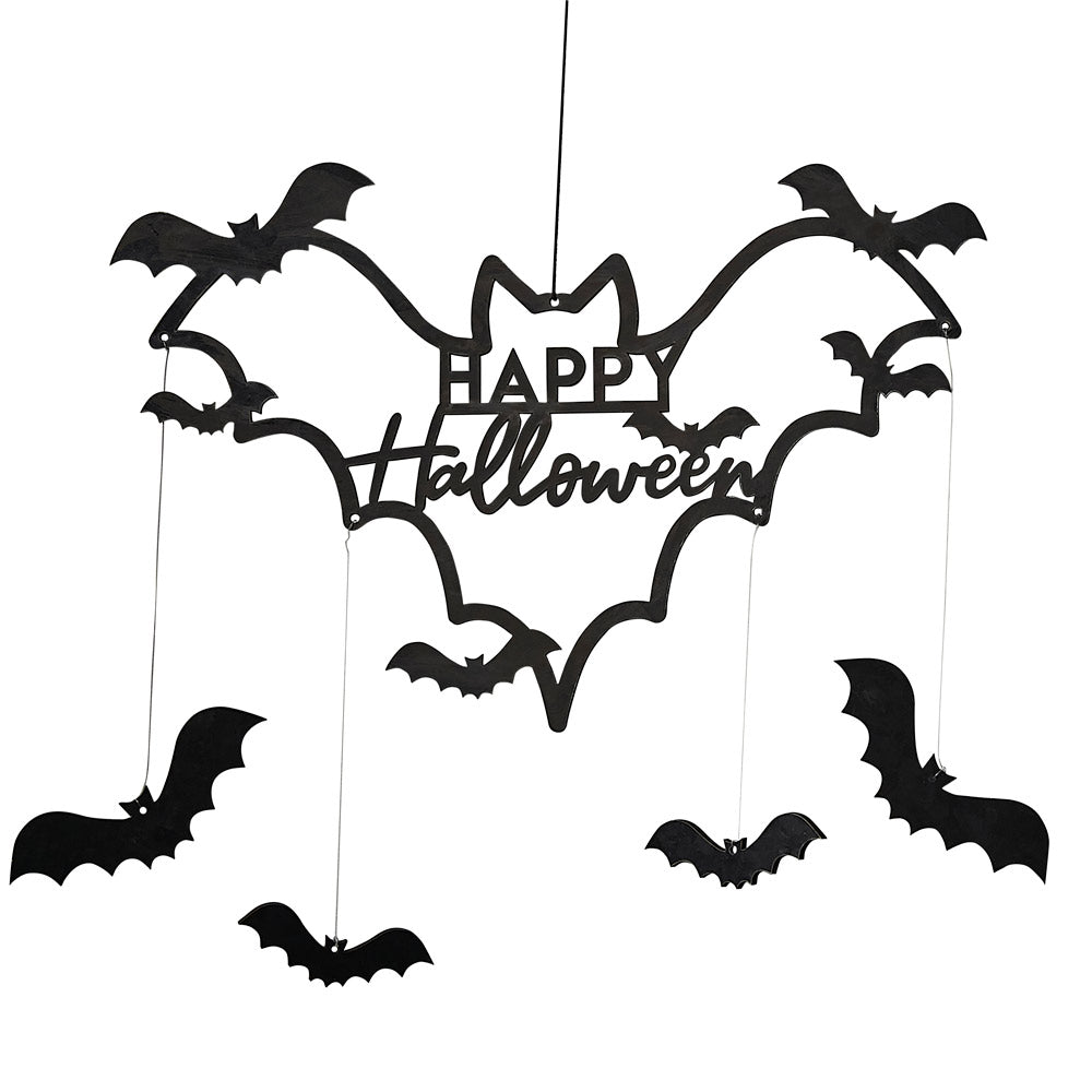 Click to view product details and reviews for Fright Night Wooden Bat Wreath.