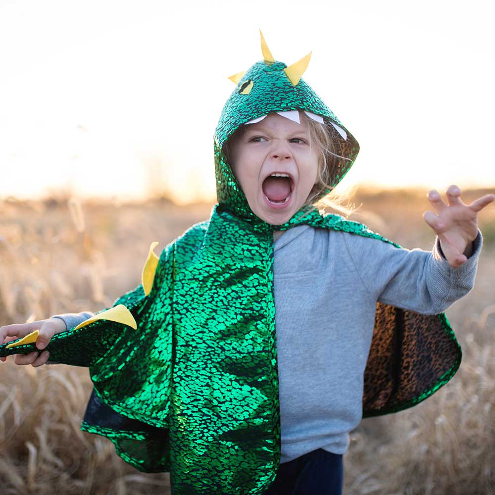 Click to view product details and reviews for Toddler Green Dragon Cape.