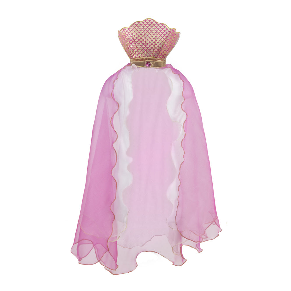 Click to view product details and reviews for Kids Mermaid Glitter Pink Cape.