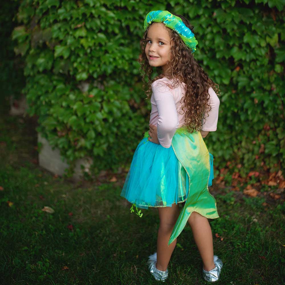 Click to view product details and reviews for Kids Mermaid Skirt And Halo.
