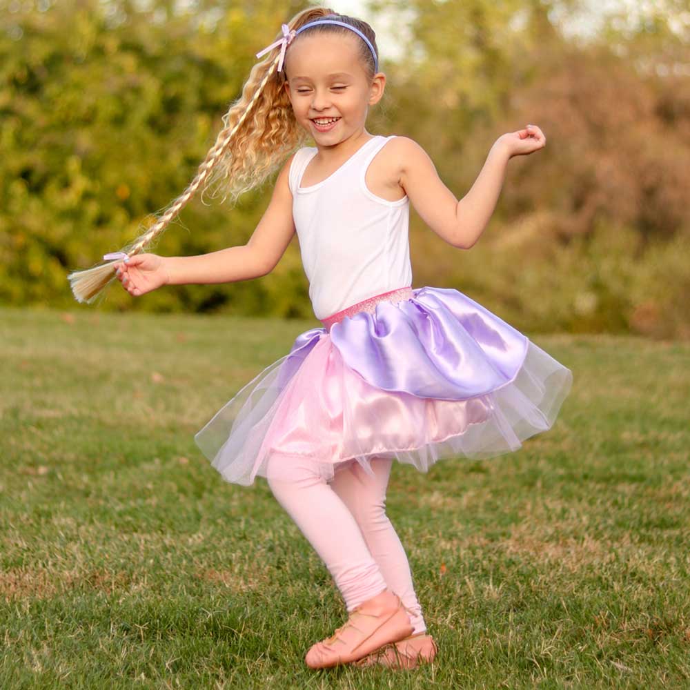 Click to view product details and reviews for Kids Rapunzel Skirt With Braid.