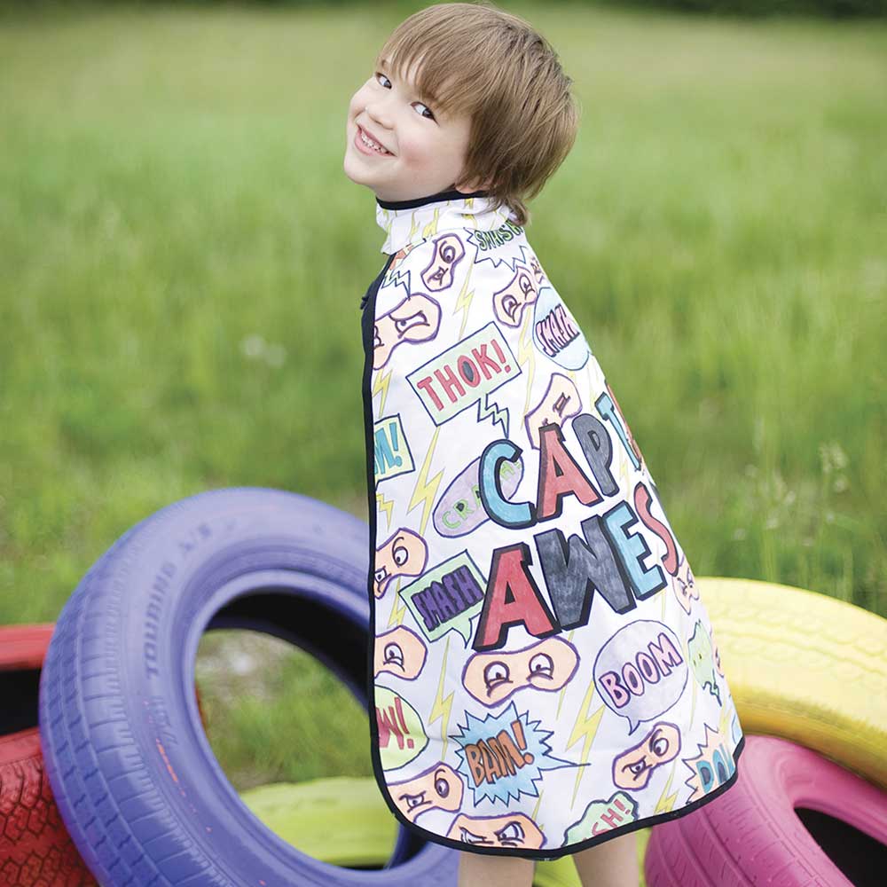 Click to view product details and reviews for Kids Colour A Cape Superhero.