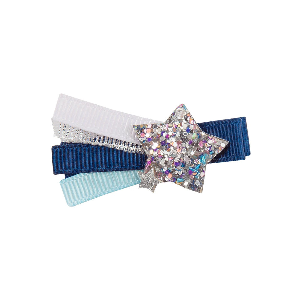 Click to view product details and reviews for Star Hairclip Navy.