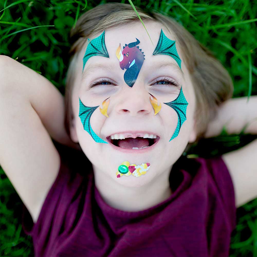 Click to view product details and reviews for Dragon Face Stickers.