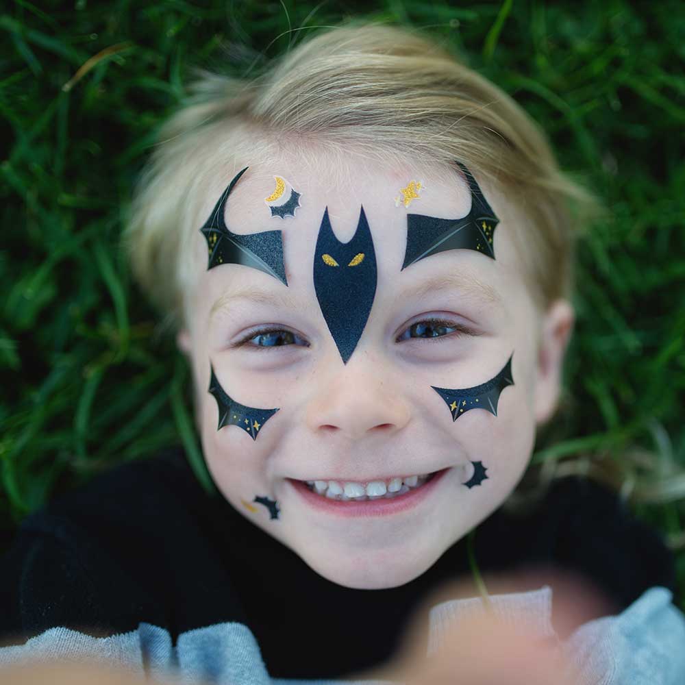 Click to view product details and reviews for Bat Face Stickers.