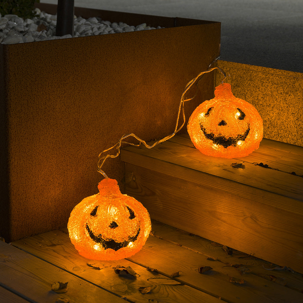 Click to view product details and reviews for Acrylic Led Pumpkin Lights Medium.