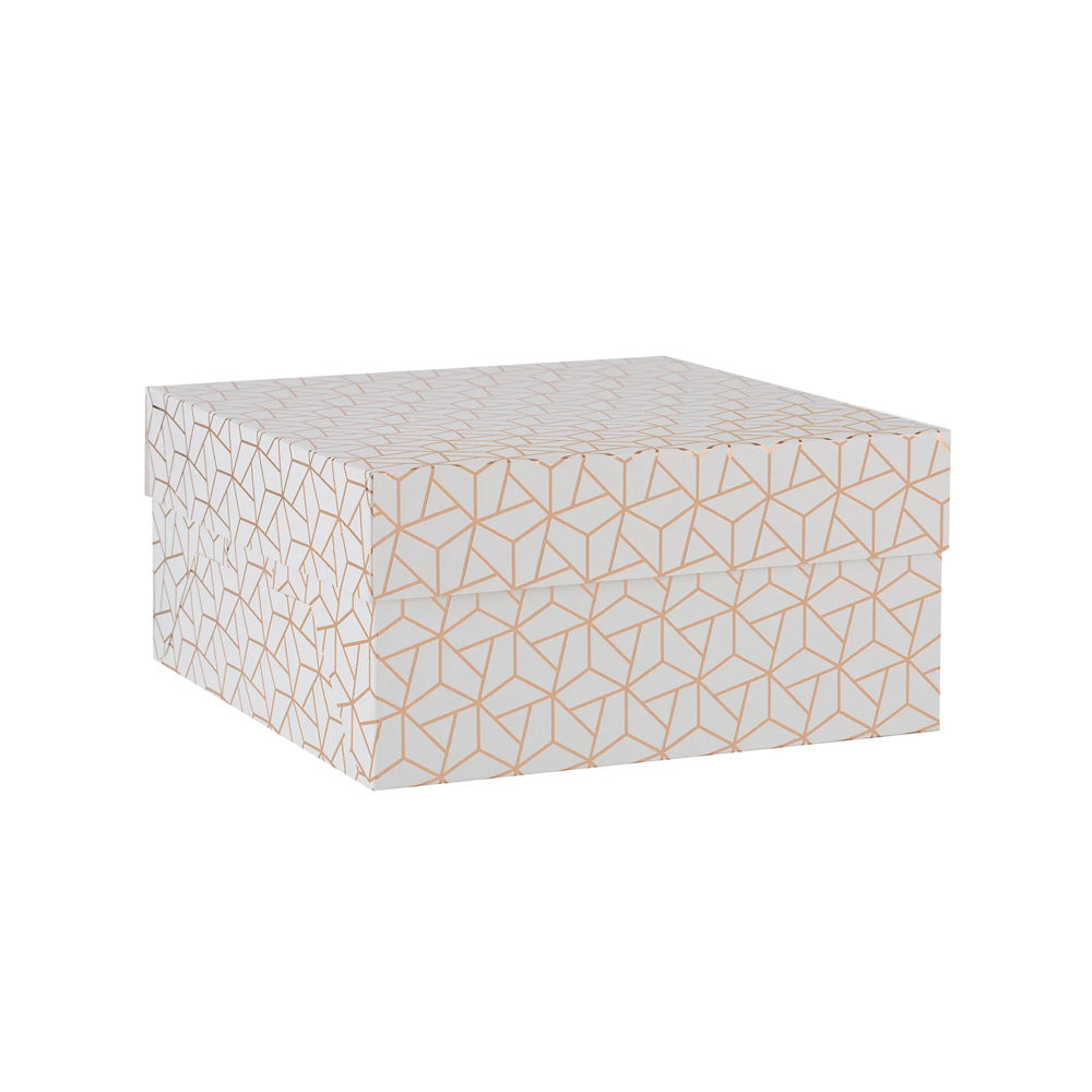 Click to view product details and reviews for Rose Gold Cake Box 25cm.