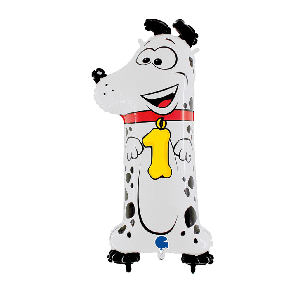 Click to view product details and reviews for Animaloon Dog Helium Balloon Number 1.
