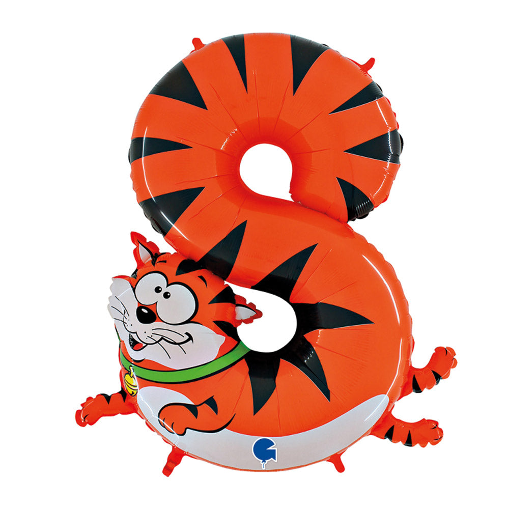 Click to view product details and reviews for Animaloon Cat Helium Balloon Number 8.