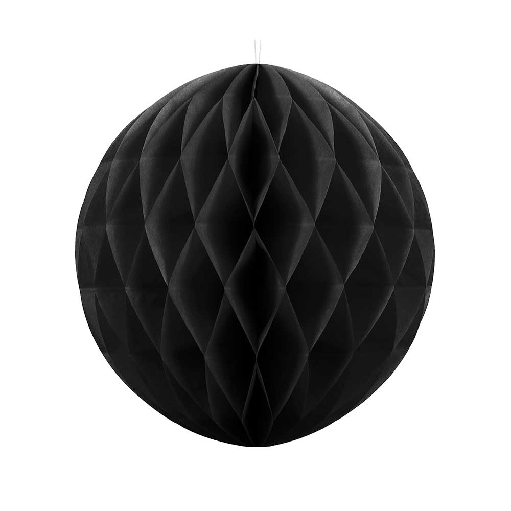 Honeycomb Paper Ball 40cm Black