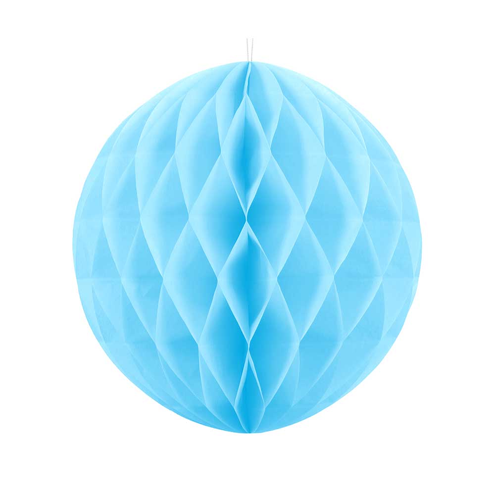Honeycomb Paper Ball 40cm Blue