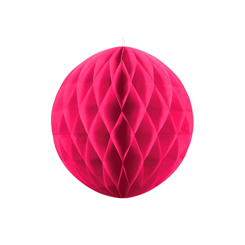 Click to view product details and reviews for Honeycomb Paper Ball 30cm Dark Pink.
