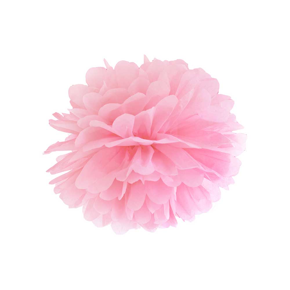 Click to view product details and reviews for Paper Pom Pom Decoration 35cm Light Pink.