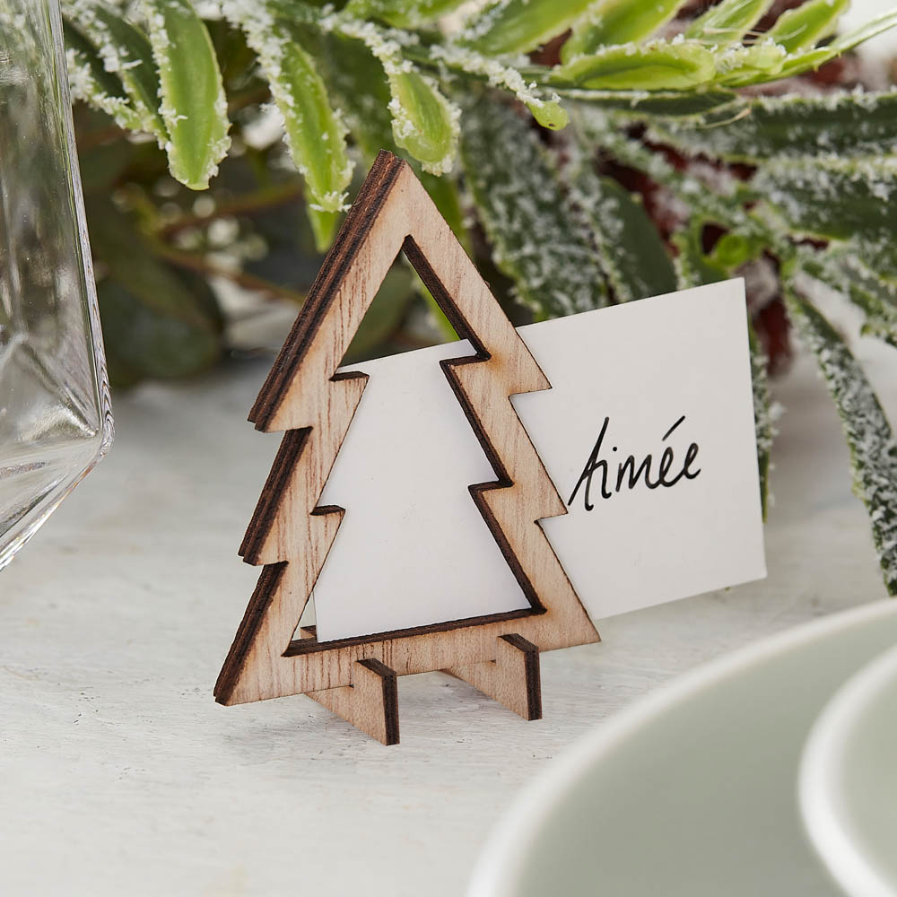 Click to view product details and reviews for Wooden Trees Place Card Holders.