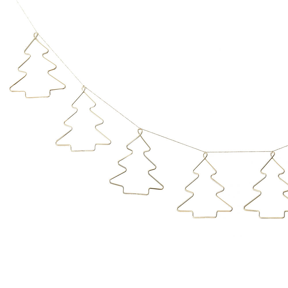 Gold Trees Bunting