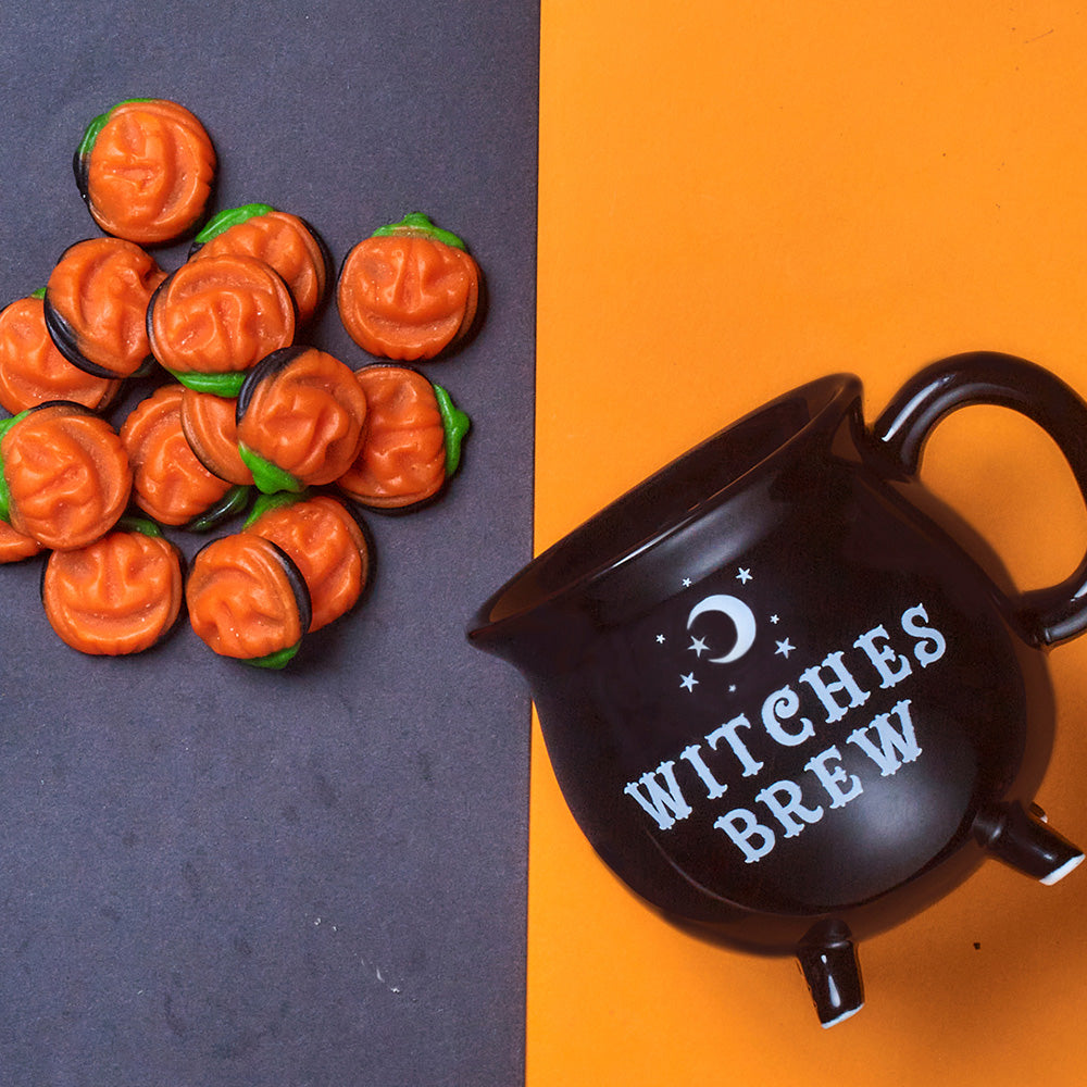 Click to view product details and reviews for Treat Co Witches Brew Mug With Jelly Pumpkins 200g.