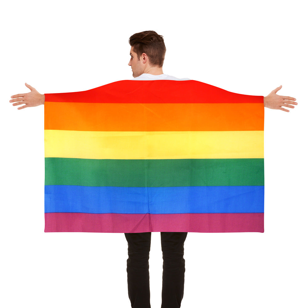 Click to view product details and reviews for Rainbow Flag Adults Cape.