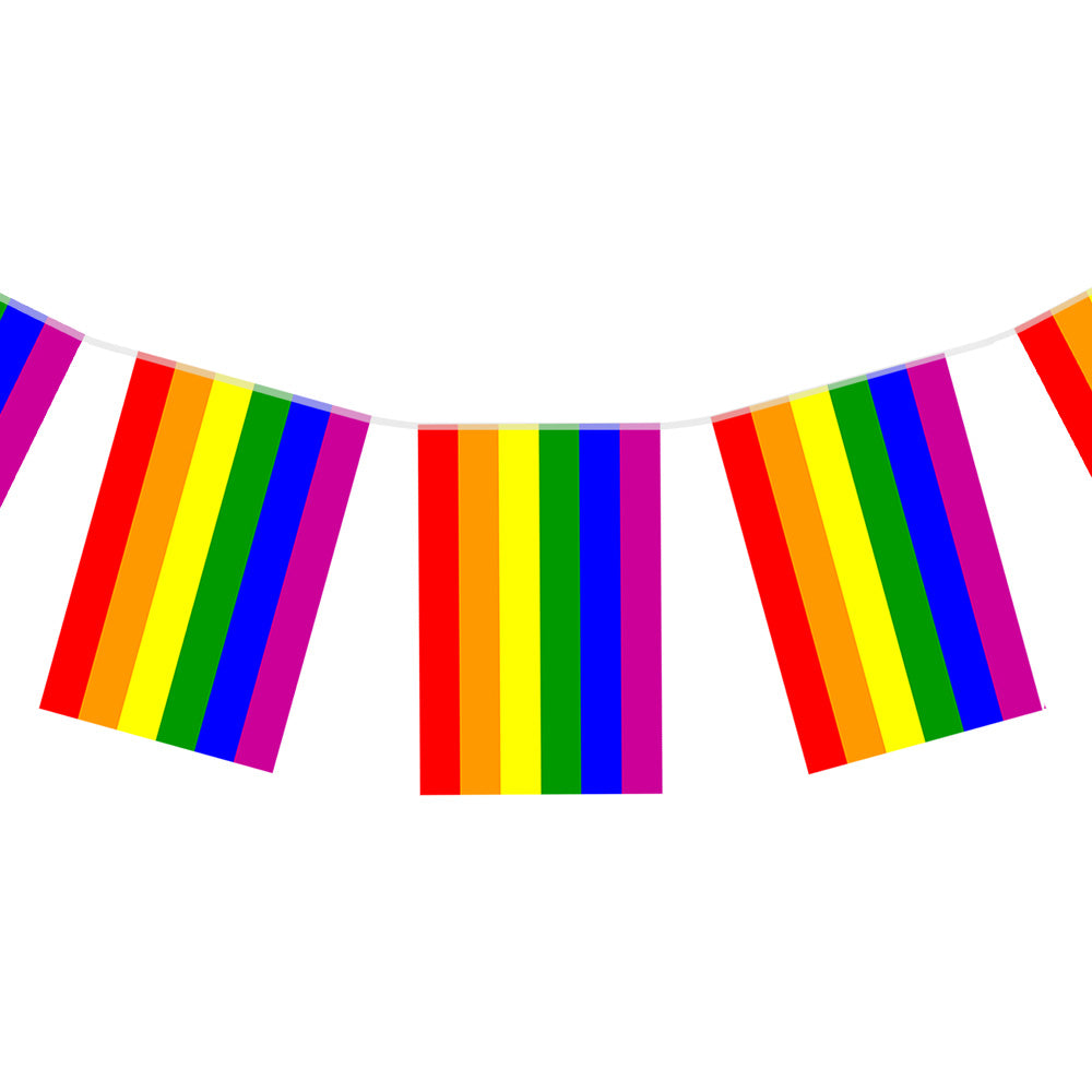 Rainbow Flag Bunting 7m