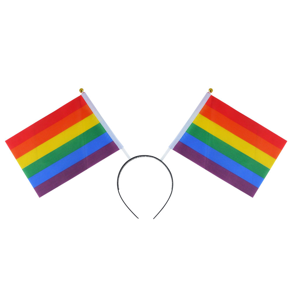 Click to view product details and reviews for Rainbow Flag Adult Headband.