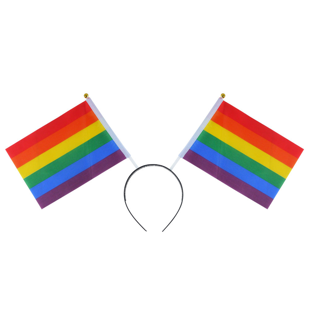 Rainbow Flag Adult Headband