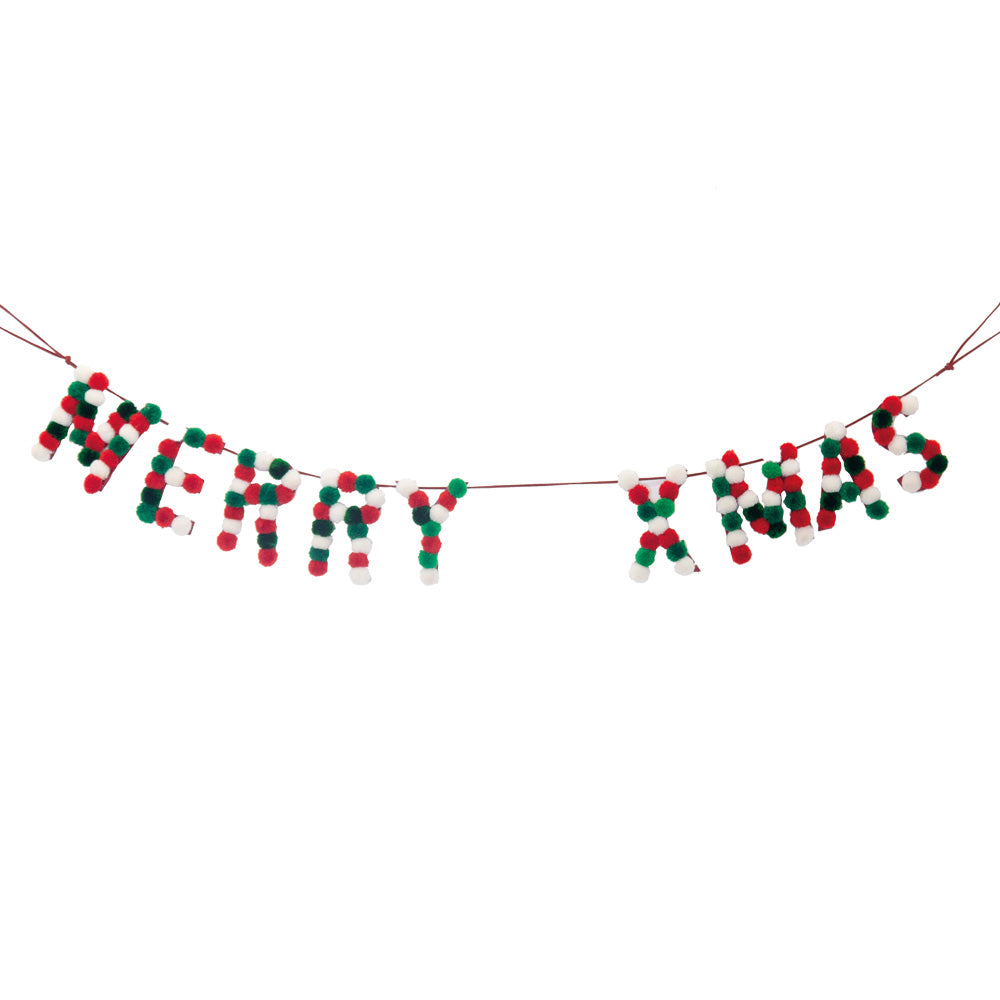 Click to view product details and reviews for Pom Pom Christmas Garland.