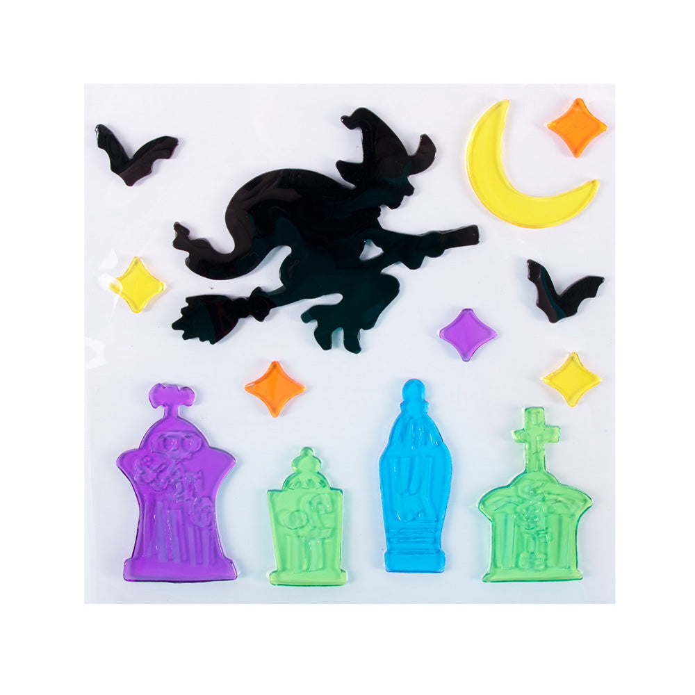 Tombstone Witch Gel Cling
