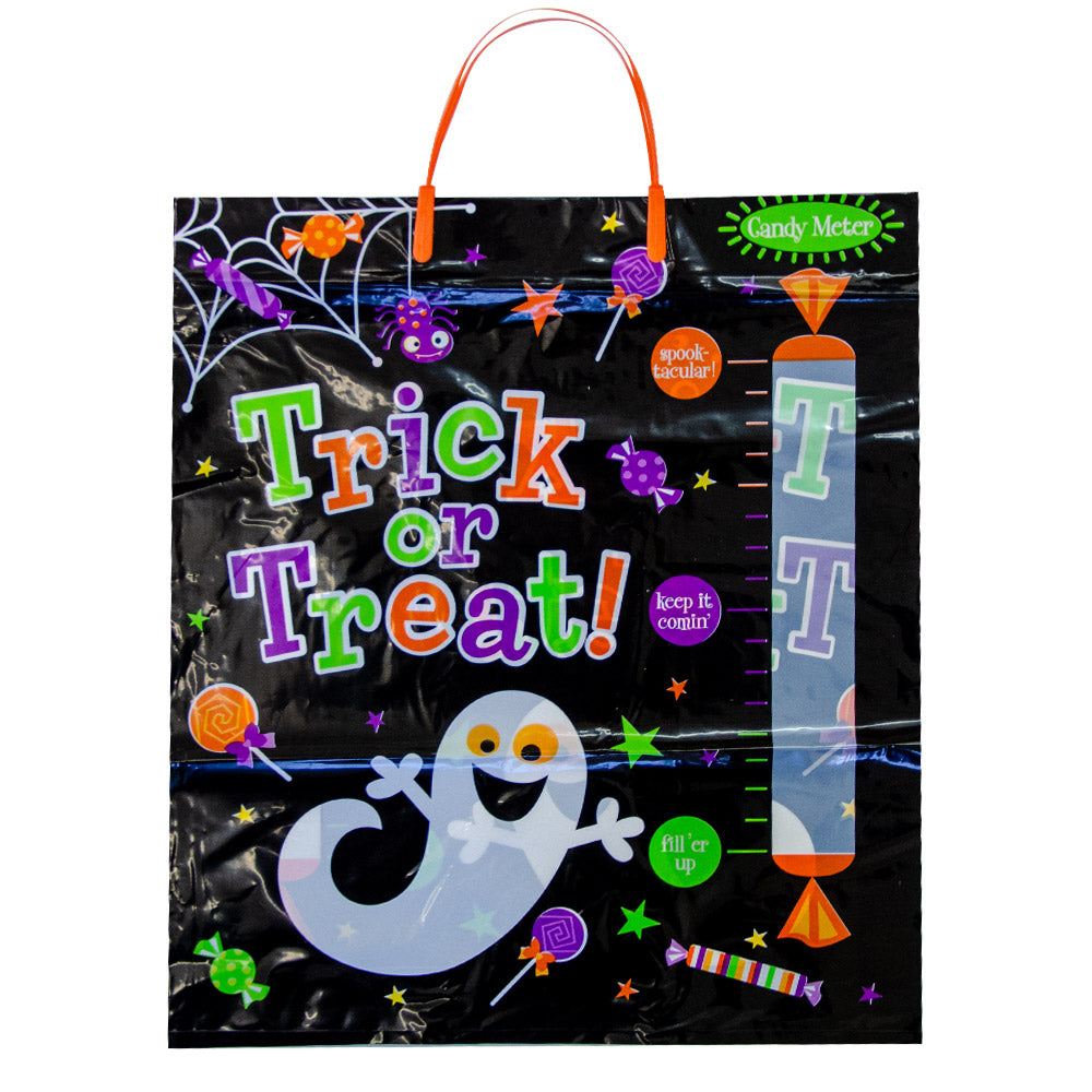 Candy Meter Plastic Treat Bag Ghost