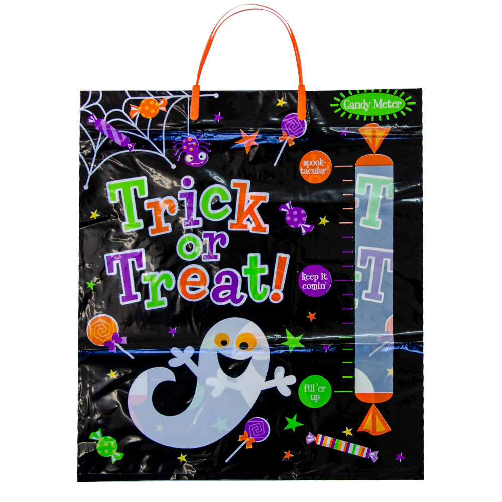 Click to view product details and reviews for Candy Meter Plastic Treat Bag Ghost.