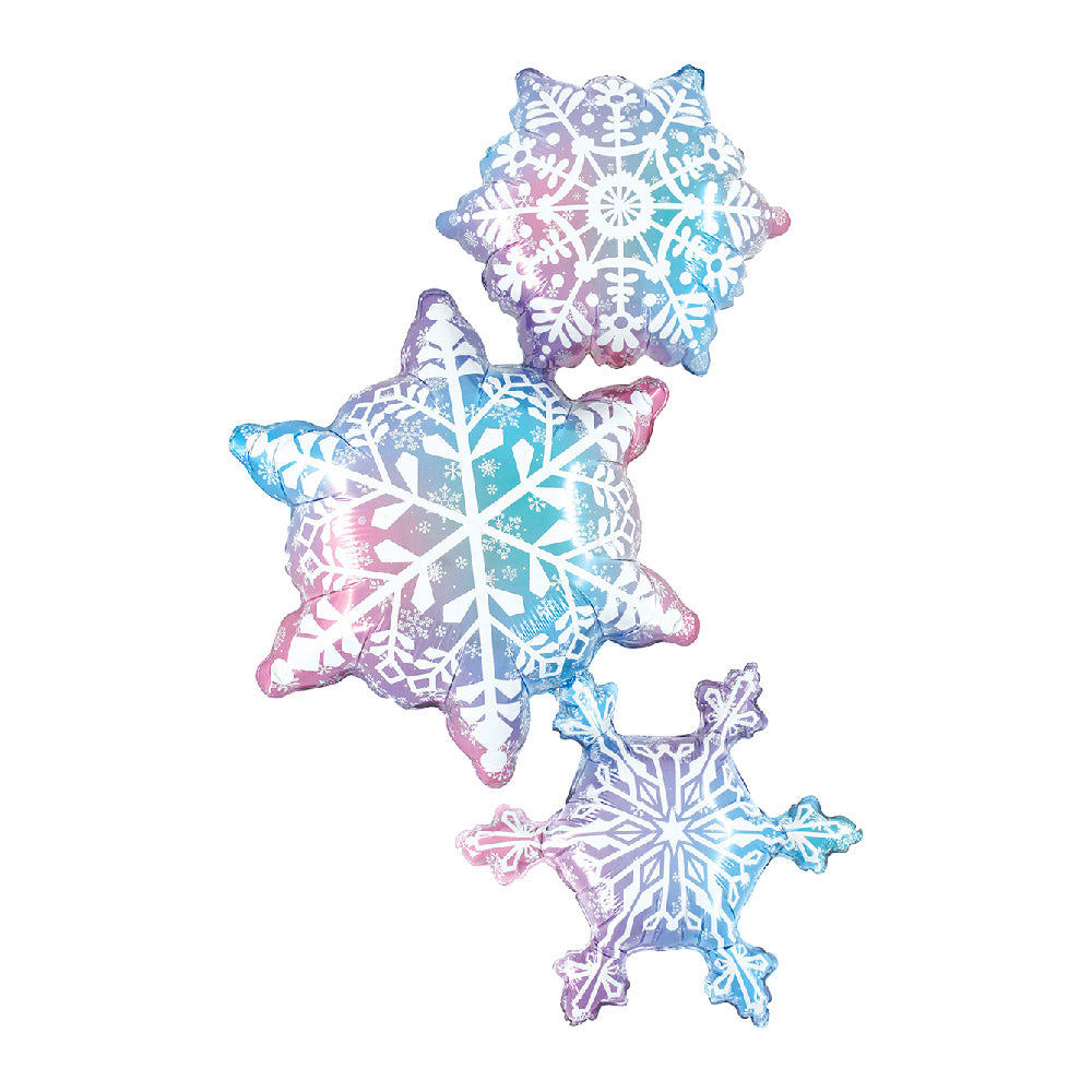 Click to view product details and reviews for Snowflake Trio Balloon.