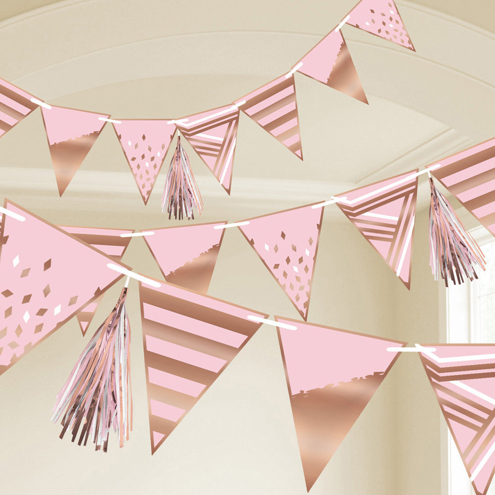 Click to view product details and reviews for Rose Gold And Blush Flag Banner.