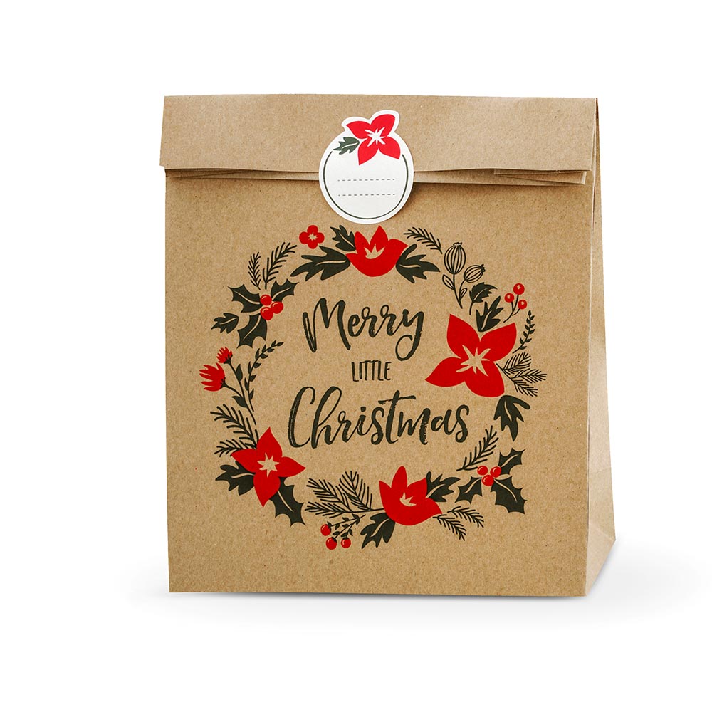 Merry Little Christmas Gift Bags X3