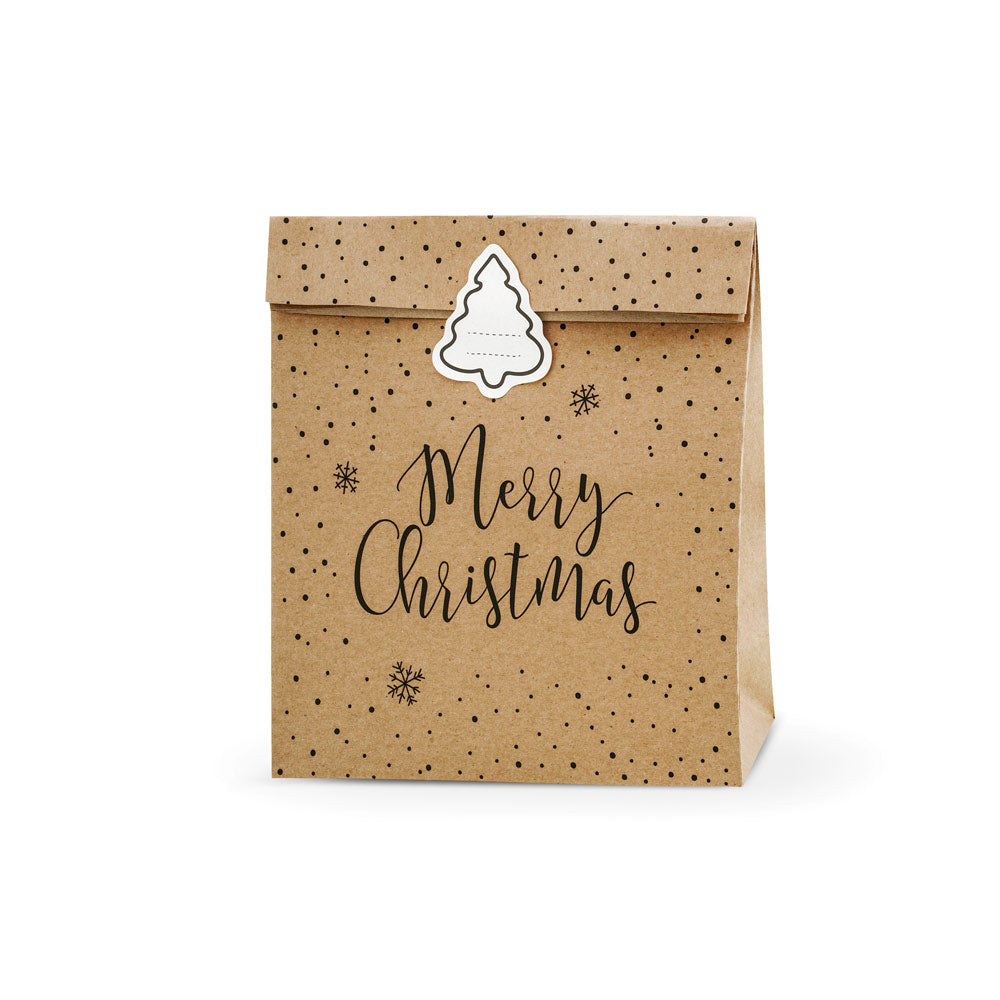 Click to view product details and reviews for Merry Christmas Kraft Bags X3.